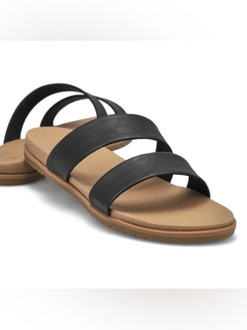 New SoftMoc Marianne Black Slip on Sandals Size 9 - Picture 2 of 6
